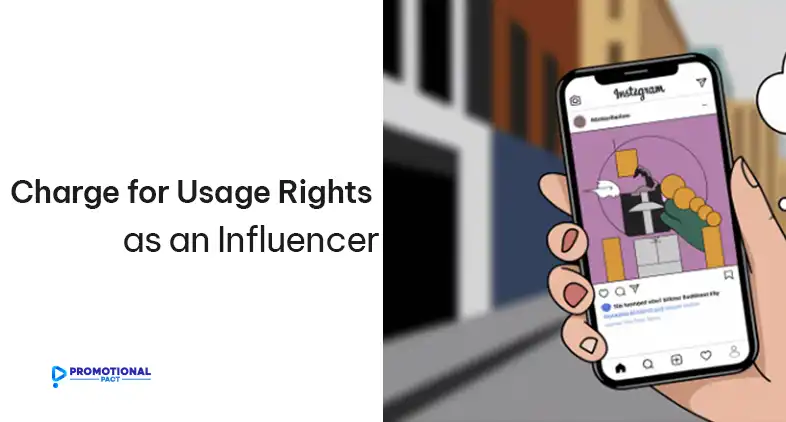 how much to charge for usage rights influencer